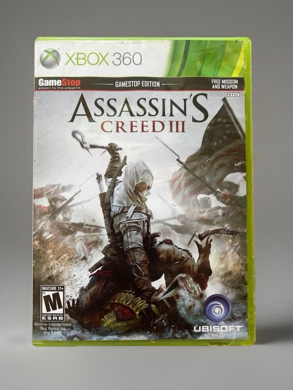 Assassin's Creed III for Xbox 360 - Green Case